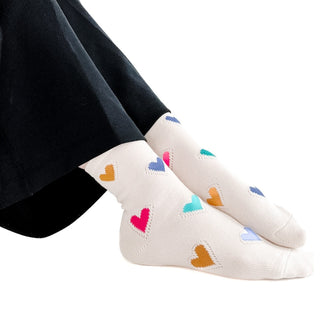 Forever and Always Valentines Heart Mid-Calf Socks-Socks-Pretty Simple