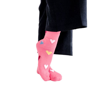 Forever and Always Valentines Heart Mid-Calf Socks-Socks-Pretty Simple