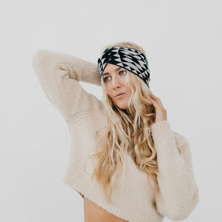 Western Wide Twist Knit Headband-Headband-Pretty Simple