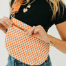 Woven Checkered Orange - NEW