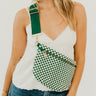 Woven Checkered Emerald