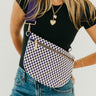Woven Checkered Purple - NEW
