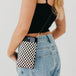 Woven Checkered Black