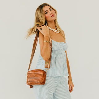 Woven Willow Camera Crossbody Bag Wholesale-Crossbody Bag-Pretty Simple