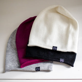 Rolled Edge, Cashmere Beanie- Wholesale - Pretty Simple