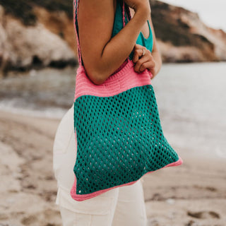 A Day In Santorini Tote-Pretty Simple Wholesale