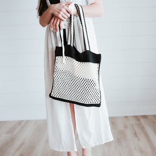 A Day In Santorini Tote-Pretty Simple Wholesale