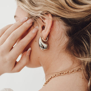 Not-So-Secret Admirer Teardrop Earrings - WATERPROOF-Earrings-Pretty Simple